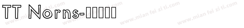 TT Norns字体转换